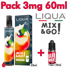 Pack 3mg 60ml LIQUA Mix & Go