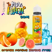 eliquide SALOPIOT ORANGE MANGUE GOYAVE - Liquideo MULTI-FREEZE 50ml