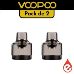 Pack de 2 cartouches r&eacute;servoirs PNP VOOPOO