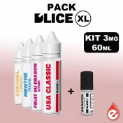 Pack DLICE XL 3mg 60ml - eliquidz