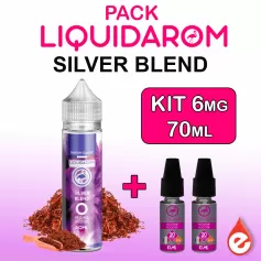 Pack SILVER BLEND 6mg de LIQUIDAROM 70ml