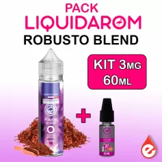 Pack ROBUSTO BLEND 3mg de LIQUIDAROM 60ml