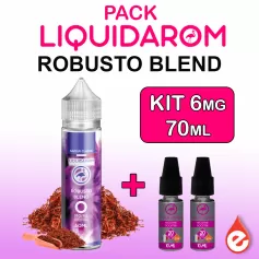Pack ROBUSTO BLEND 6mg de LIQUIDAROM 70ml