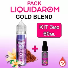 Pack GOLD BLEND 3mg de LIQUIDAROM 60ml