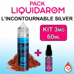 Pack INCONTOURNABLE SILVER 50/50 3mg de LIQUIDAROM 60ml