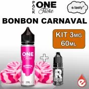 Pack BONBON CARNAVAL 3mg 60ml - ONE TASTE par e-tasty - eliquidz