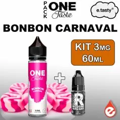 Pack BONBON CARNAVAL 3mg 60ml - ONE TASTE par e-tasty