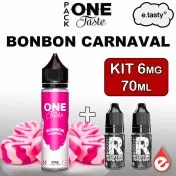 Pack BONBON CARNAVAL 6mg 70ml - ONE TASTE par e-tasty - eliquidz