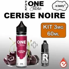 Pack CERISE NOIRE 3mg 60ml - ONE TASTE par e-tasty