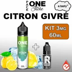 Pack CITRON GIVRE 3mg 60ml - ONE TASTE par e-tasty