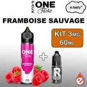 Pack FRAMBOISE SAUVAGE 3mg 60ml - ONE TASTE par e-tasty - eliquidz