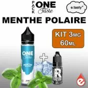 Pack MENTHE POLAIRE 3mg 60ml - ONE TASTE par e-tasty - eliquidz