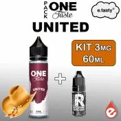 Pack UNITED 3mg 60ml - ONE TASTE par e-tasty - eliquidz