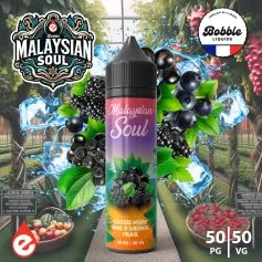 Cassis M&ucirc;re Baies d'Aronia Frais - MALAYSIAN SOUL de BOBBLE LIQUIDE 50ml