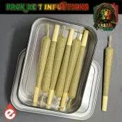 7 INFUSTICKS CBD avec boîte métal gratuite chez e-liquidz