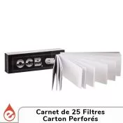 Carnet de 25 Filtres Carton OCB Perforés chez e-liquidz