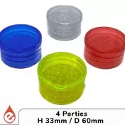eliquide Grinder 4 Parties Acrylique 60mm