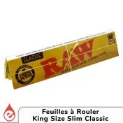 Feuilles à Rouler RAW King Size Slim Classic chez e-liquidz
