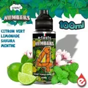 eliquide NUMBERS 4 - 100ML par e-tasty