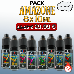 PACK DE 8 E-LIQUIDES AMAZONE E-TASTY