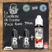 eliquide PACK 6mg RUBIS D'AMOUR - LA CUEILLETTE DE LOUISE 70ml