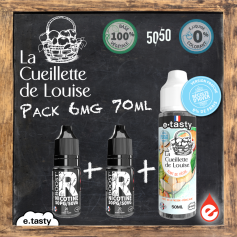 PACK 6mg TEINT DE PÊCHE - RÉCOLTE D'HIVER - LA CUEILLETTE DE LOUISE 70ml
