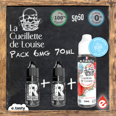 PACK 6mg ROUGE D'EMBARRAS - RÉCOLTE D'HIVER - LA CUEILLETTE DE LOUISE 70ml