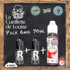PACK 6mg ROUGE D'EMBARRAS - LA CUEILLETTE DE LOUISE 70ml