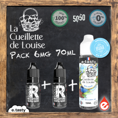 PACK 6mg BLEU D'ENVIE - RÉCOLTE D'HIVER - LA CUEILLETTE DE LOUISE 70ml