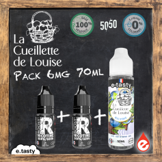 PACK 6mg BLEU D'ENVIE - LA CUEILLETTE DE LOUISE 70ml