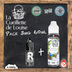 PACK 3mg BLEU D'ENVIE - LA CUEILLETTE DE LOUISE 60ml