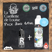 eliquide PACK 3mg BLEU D'ENVIE - RÉCOLTE D'HIVER - LA CUEILLETTE DE LOUISE 60ml