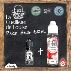 PACK 3mg ROUGE D'EMBARRAS - LA CUEILLETTE DE LOUISE 60ml