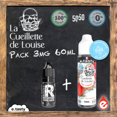 PACK 3mg ROUGE D'EMBARRAS - RÉCOLTE D'HIVER - LA CUEILLETTE DE LOUISE 60ml