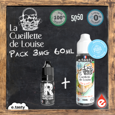 PACK 3mg TEINT DE PÊCHE - RÉCOLTE D'HIVER - LA CUEILLETTE DE LOUISE 60ml