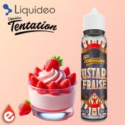 eliquide CUSTARD FRAISE - LIQUIDEO TENTATION 50ml