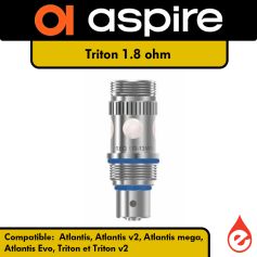 R&eacute;sistance Triton 1.8 ohm Aspire