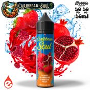 eliquide Fraise, Framboise, Grenade, Frais 50ml - CARIBBEAN SOUL