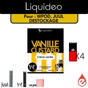 eliquide LOT 4 CARTOUCHES - WPOD - JUUL (DESTOCKAGE DLUO)