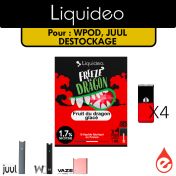eliquide LOT 4 CARTOUCHES - WPOD - JUUL (DESTOCKAGE DLUO)