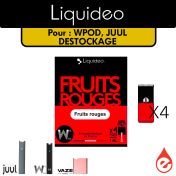 eliquide LOT 4 CARTOUCHES - WPOD - JUUL (DESTOCKAGE DLUO)