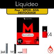 eliquide LOT 4 CARTOUCHES - WPOD - JUUL (DESTOCKAGE DLUO)