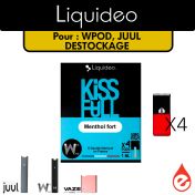eliquide LOT 4 CARTOUCHES - WPOD - JUUL (DESTOCKAGE DLUO)