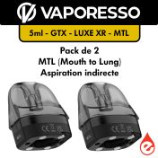 Lot de 2 cartouches XR MTL / DTL - VAPORESSO - eliquidz
