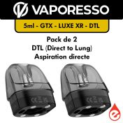Lot de 2 cartouches XR MTL / DTL - VAPORESSO - eliquidz