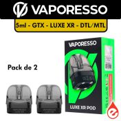 Lot de 2 cartouches XR MTL / DTL - VAPORESSO - eliquidz