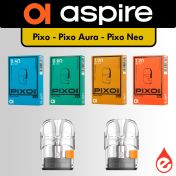 Lot de 2 cartouches PIXO - ASPIRE - eliquidz