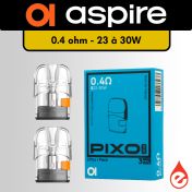 Lot de 2 cartouches PIXO - ASPIRE - eliquidz