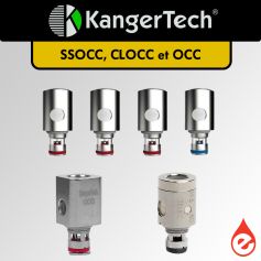 R&eacute;sistances KangerTech SSOCC CLOCC OCC