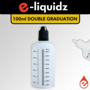 FLACON SOUPLE DOUBLE GRADUATIONS 100ml - eliquidz
